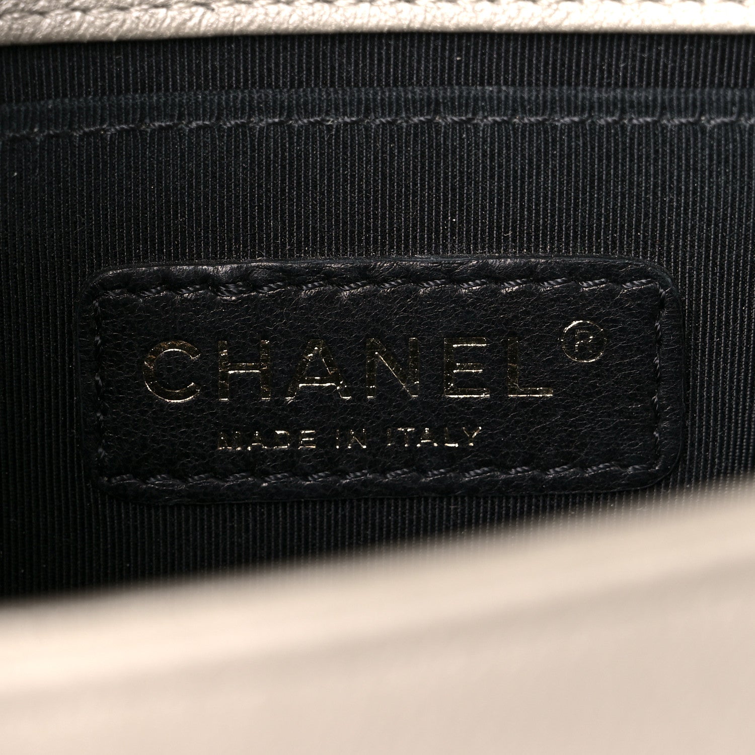 Chanel Metallic Lambskin Small Scaled Boy Flap Gold 6 of 13