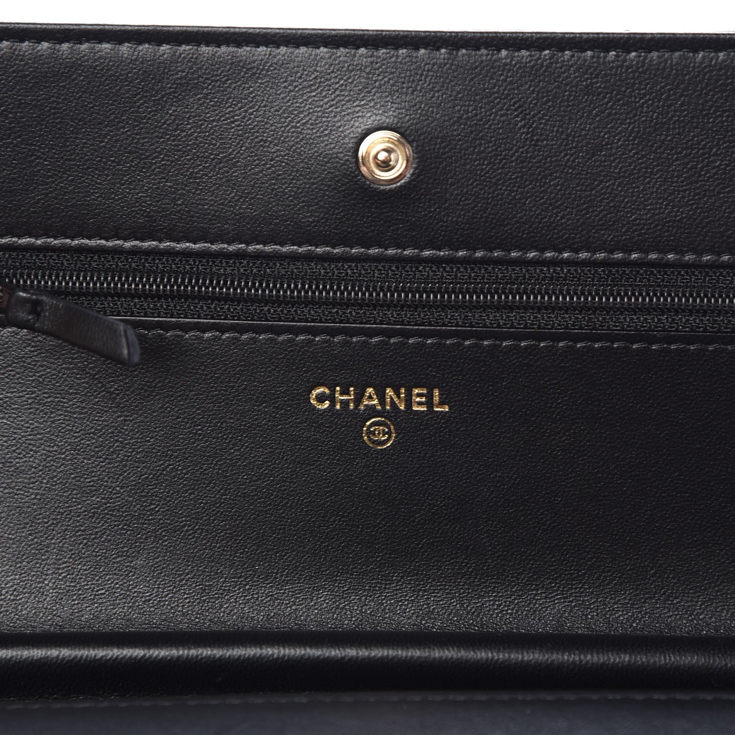 Chanel Lambskin Quilted Emoticon Wallet On Chain WOC Black 6 of 9