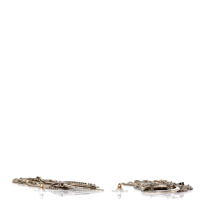Chanel Chain CC Hoop Earrings Gold 3 of 7