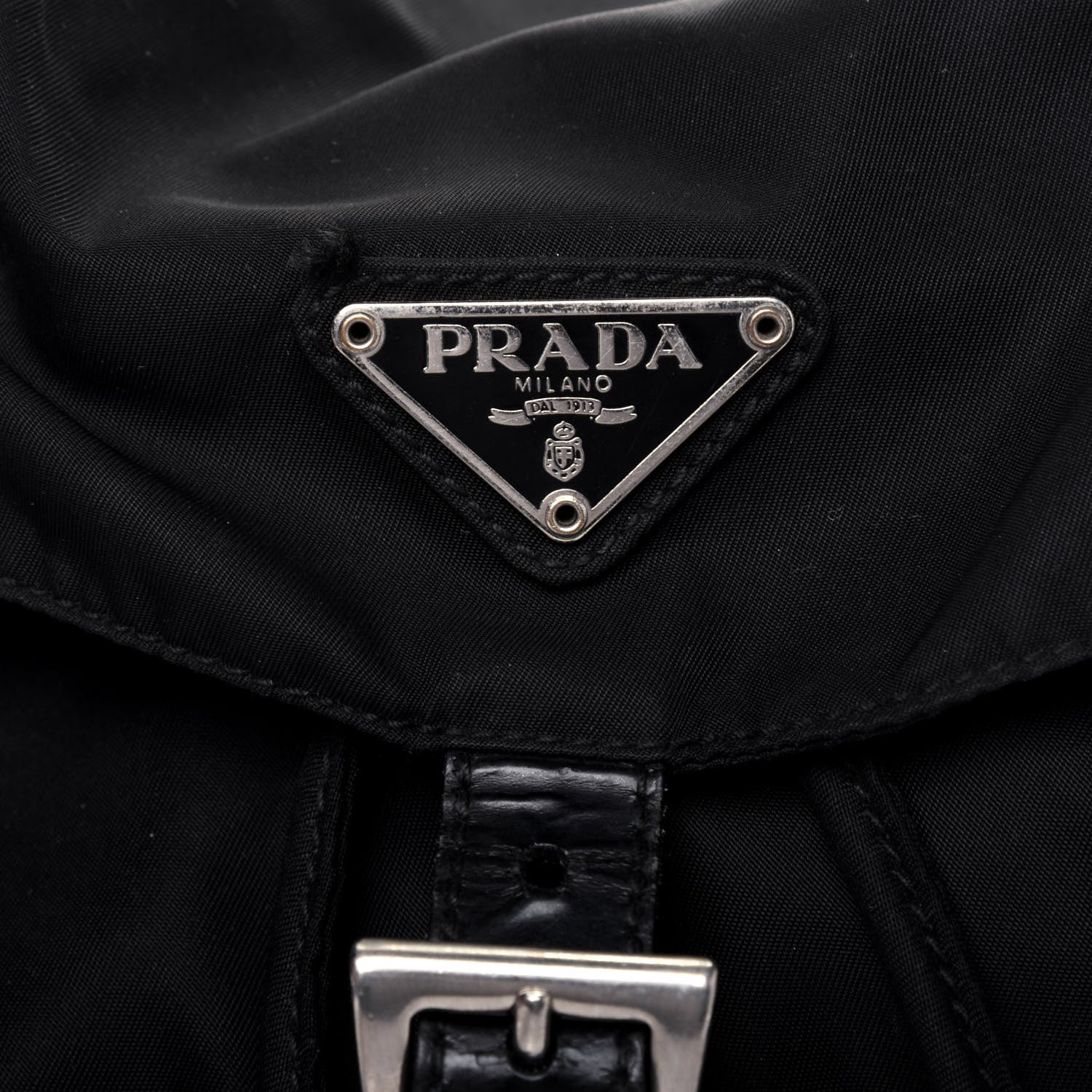 Prada Tessuto Nylon Vela Small Backpack Black 12 of 17