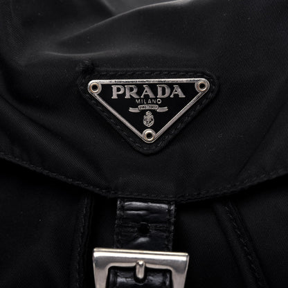 Prada Tessuto Nylon Vela Small Backpack Black 12 of 17