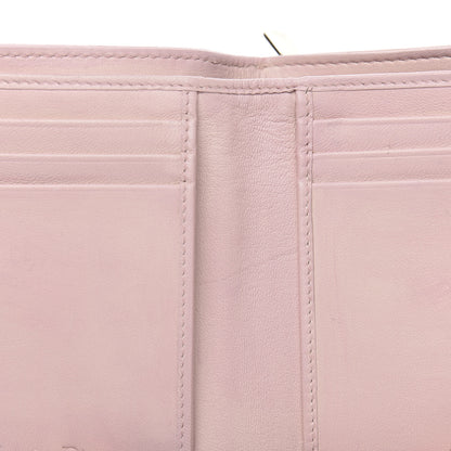 Christian Dior Lambskin Cannage Lady Dior Eden Wallet Pink 6 of 10