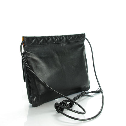 Chanel Calfskin Quilted Cambon Multipocket Shoulder Bag Black 3 of 8