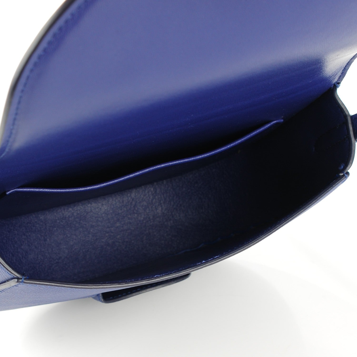 Celine Grained Calfskin Small Trotteur Indigo 7 of 8
