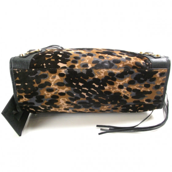 Pony Hair Leopard City Anthracite LTD ED