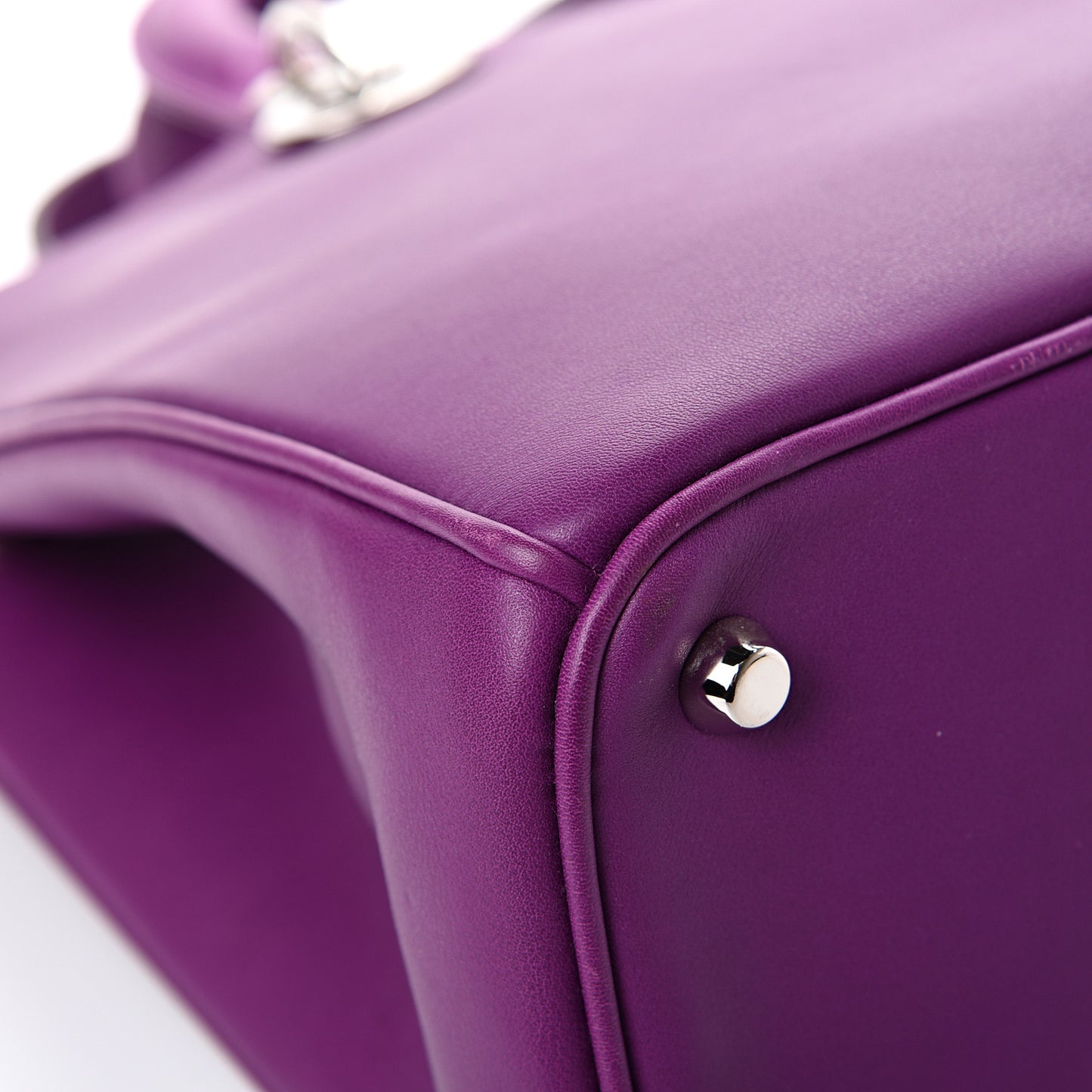 Smooth Calfskin Large Diorissimo Tote Purple