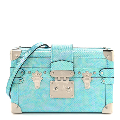 Louis Vuitton Iridescent Karung Petite Malle Blue Petrol 1 of 9