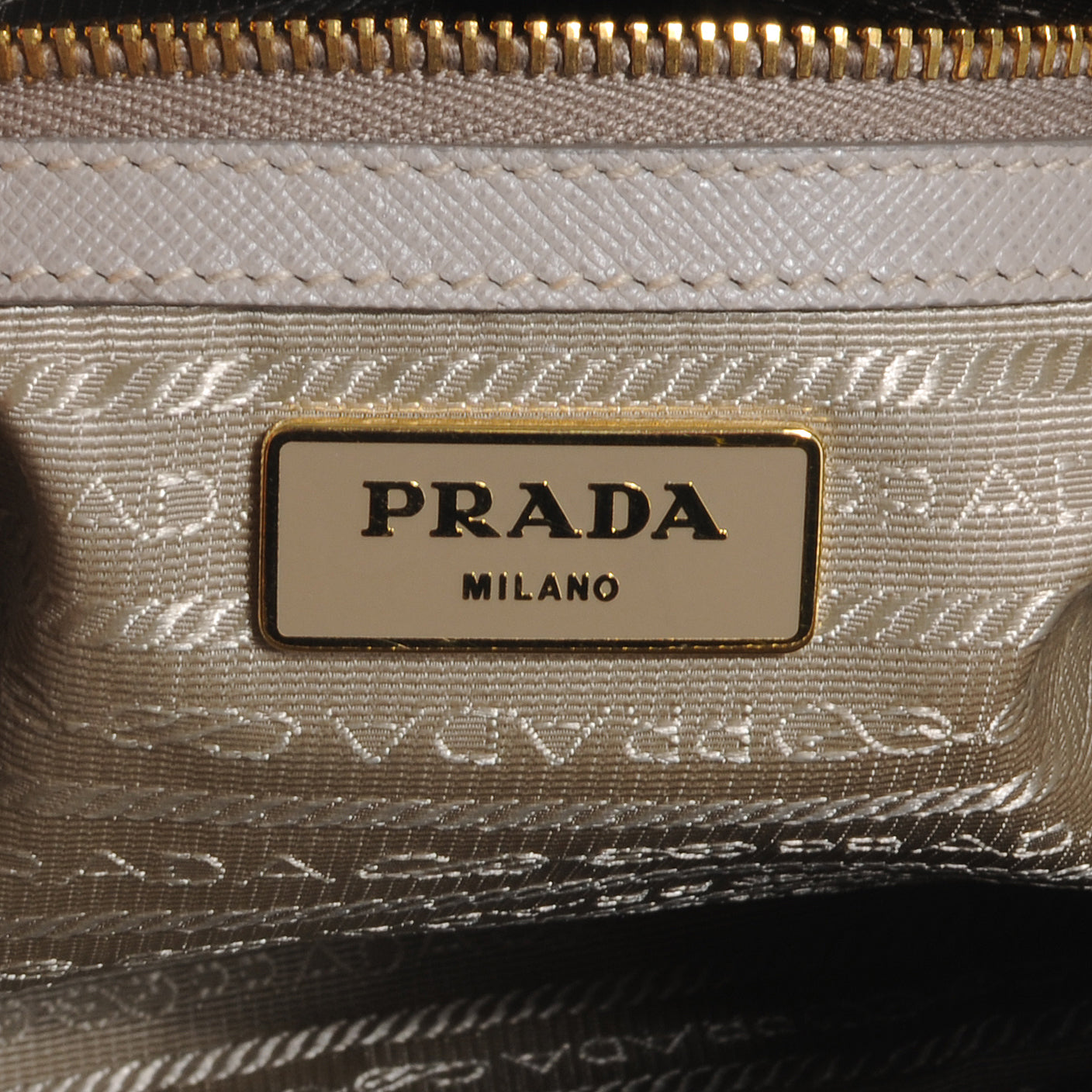 Prada Saffiano Lux Double Zip Tote Pomice 5 of 8
