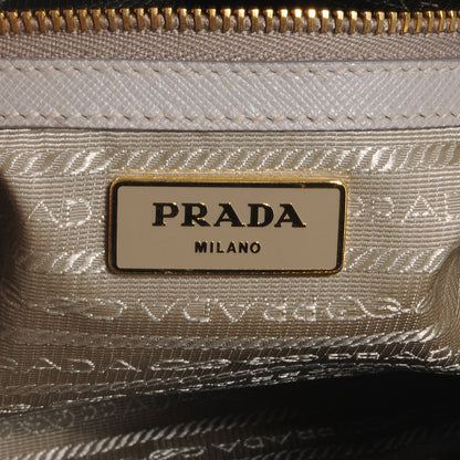 Prada Saffiano Lux Double Zip Tote Pomice 5 of 8
