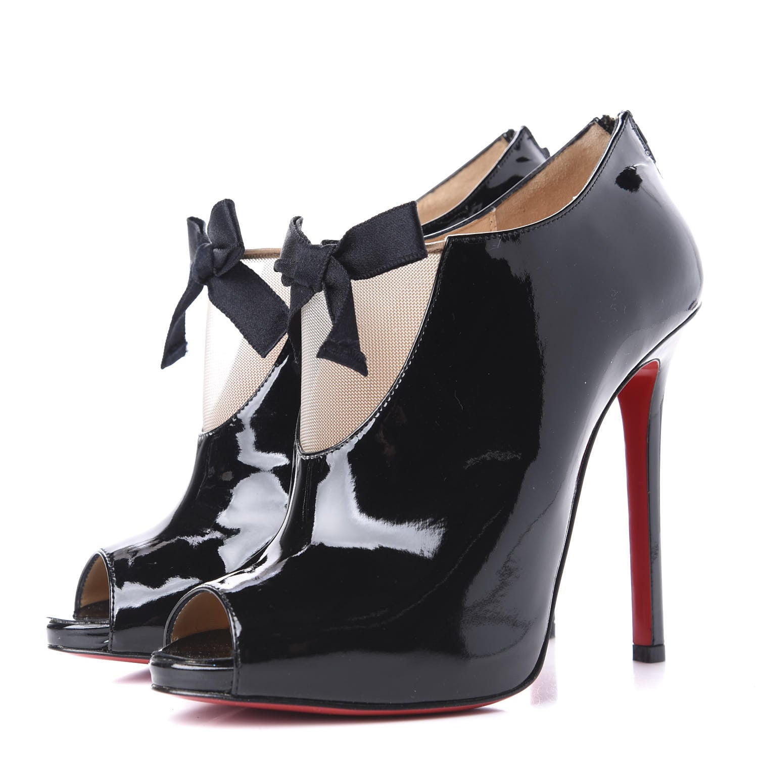 Christian Louboutin Patent Estanodo 120 Pumps 37 Black 3 of 9