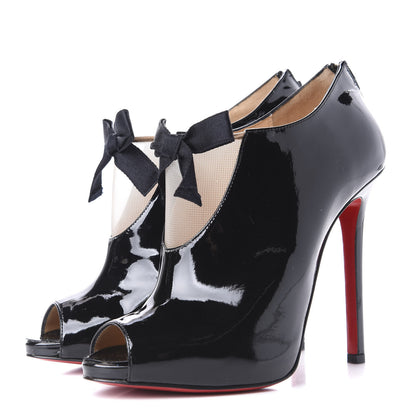 Christian Louboutin Patent Estanodo 120 Pumps 37 Black 3 of 9