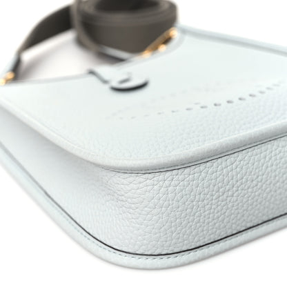 Hermes Taurillon Clemence Amazone Evelyne TPM Bleu Pale Etain 9 of 11