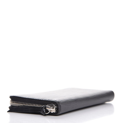 Louis Vuitton Epi Clemence Wallet Black 4 of 8