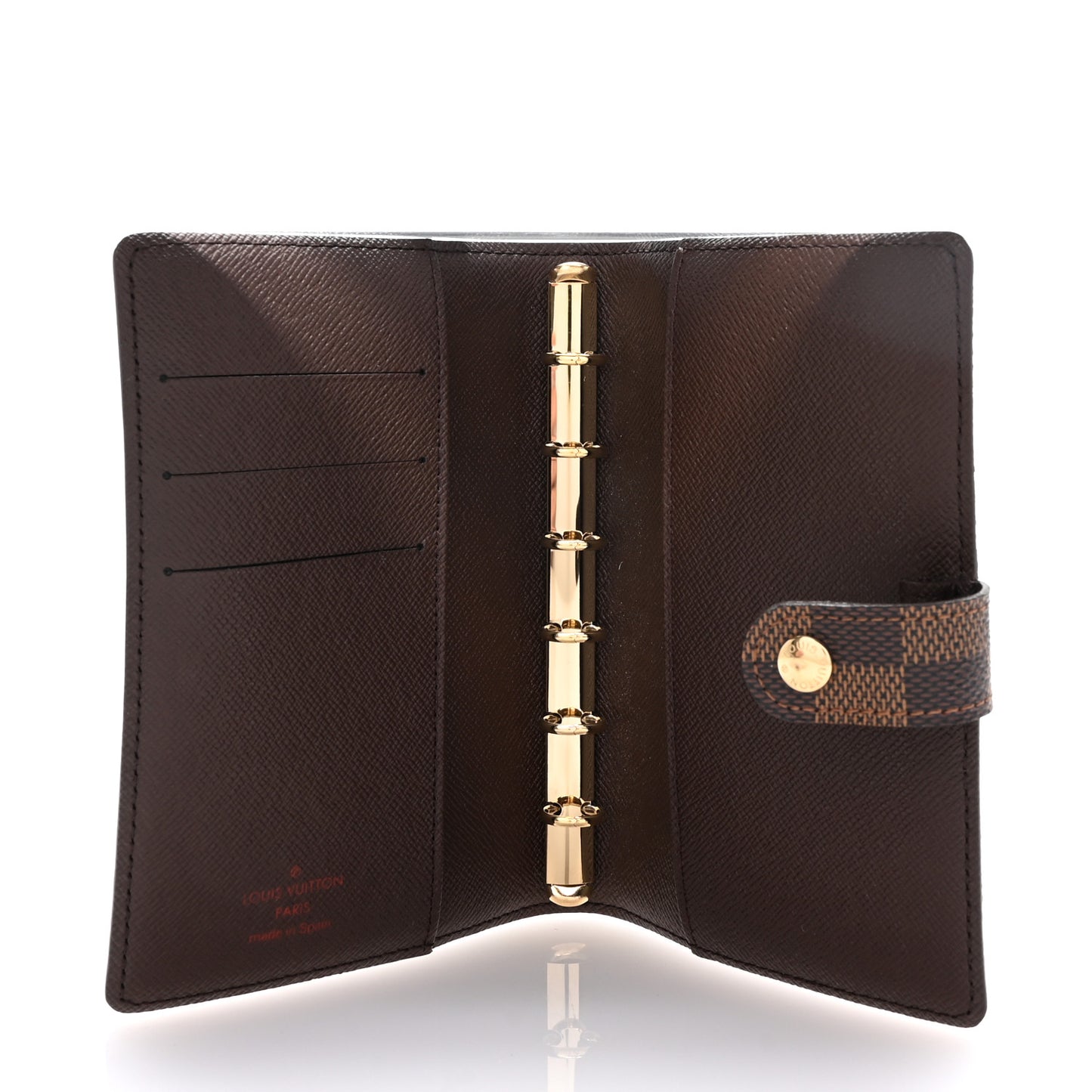 Damier Ebene Small Ring Agenda Cover