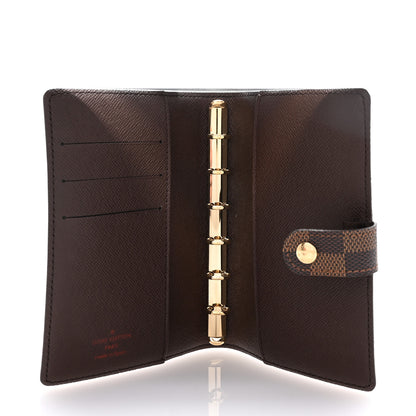 Louis Vuitton Damier Ebene Small Ring Agenda Cover 5 of 6