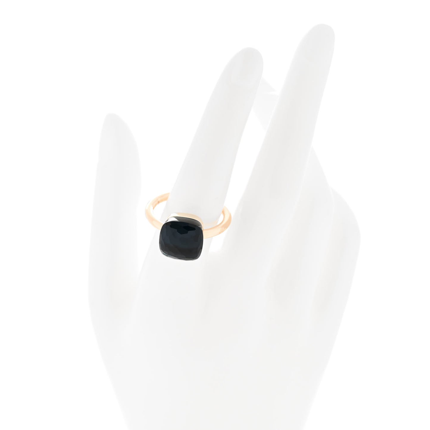 18K Rose Gold London Blue Topaz Classic Nudo Ring 60 9