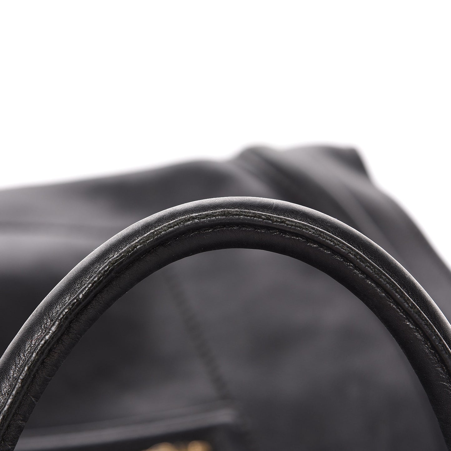 Grained Calfskin Medium Luggage Black