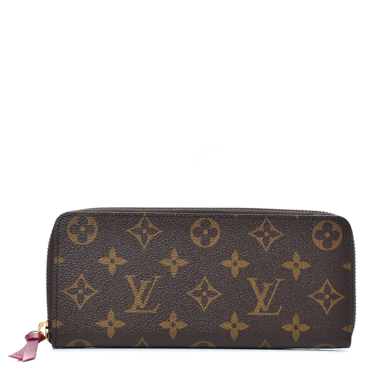 Monogram Clemence Wallet Fuchsia