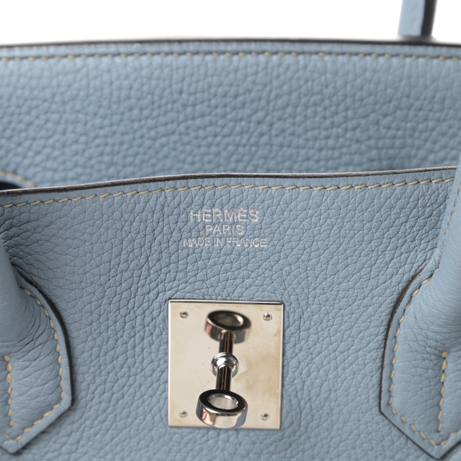 Hermes Togo Birkin 35 Bleu Lin 6 of 11