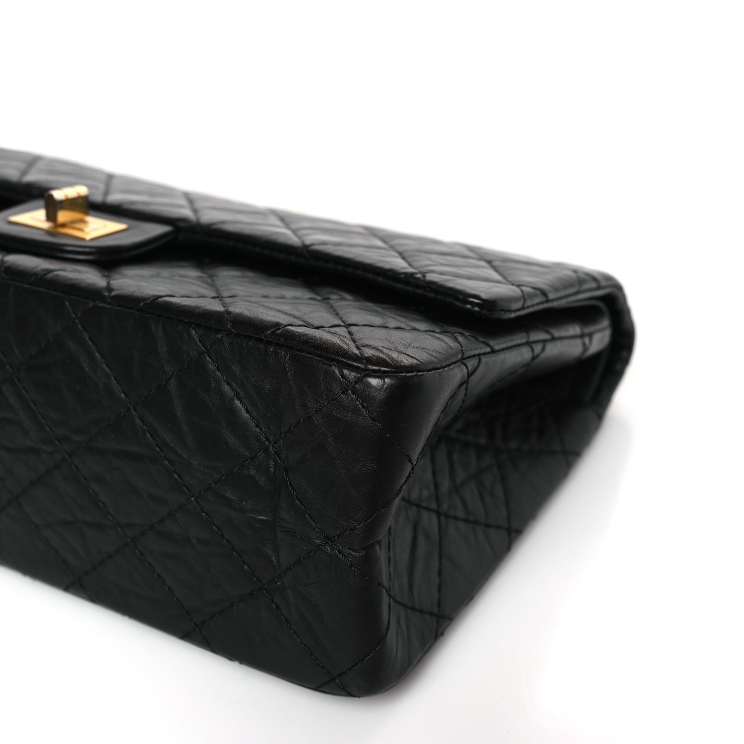 Chanel Aged Calfskin Quilted 2.55 Reissue 226 Flap Black 9 of 10