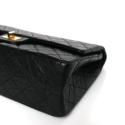 Chanel Aged Calfskin Quilted 2.55 Reissue 226 Flap Black 9 of 10