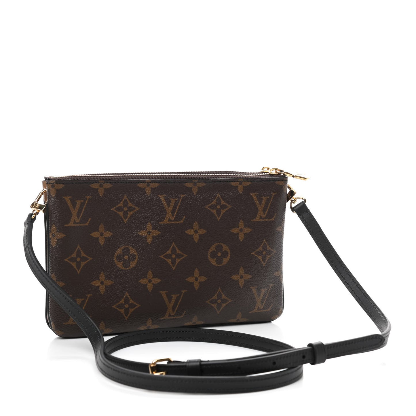 Reverse Monogram Giant Double Zip Pochette