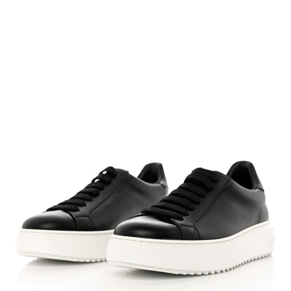 Louis Vuitton Calfskin Time Out Sneakers 41 Black 3 of 11