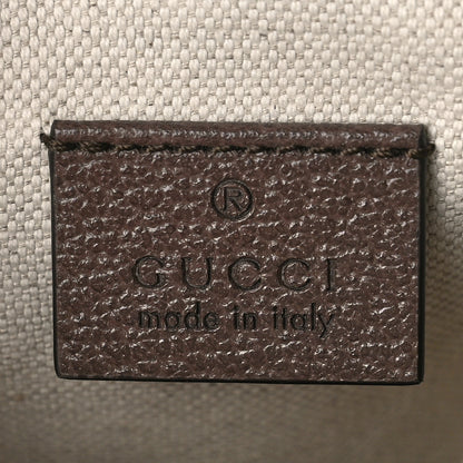 Gucci GG Supreme Monogram Mini Neo Vintage Double Zip Messenger Bag Beige New Acero Crop 6 of 9