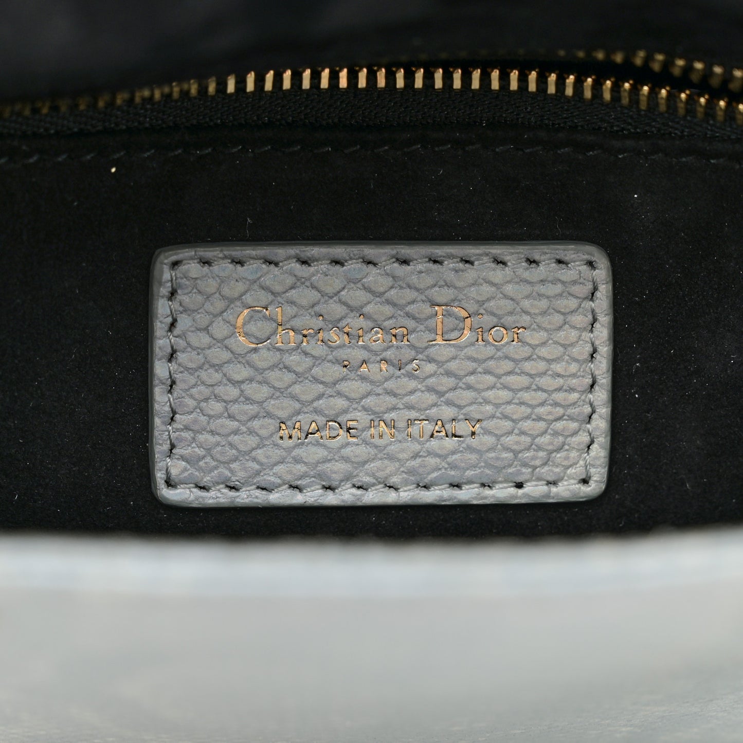 Karung Gradient Mini Lady Dior Blue