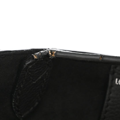 Louis Vuitton Calfskin Lockme Cabas Black 18 of 19