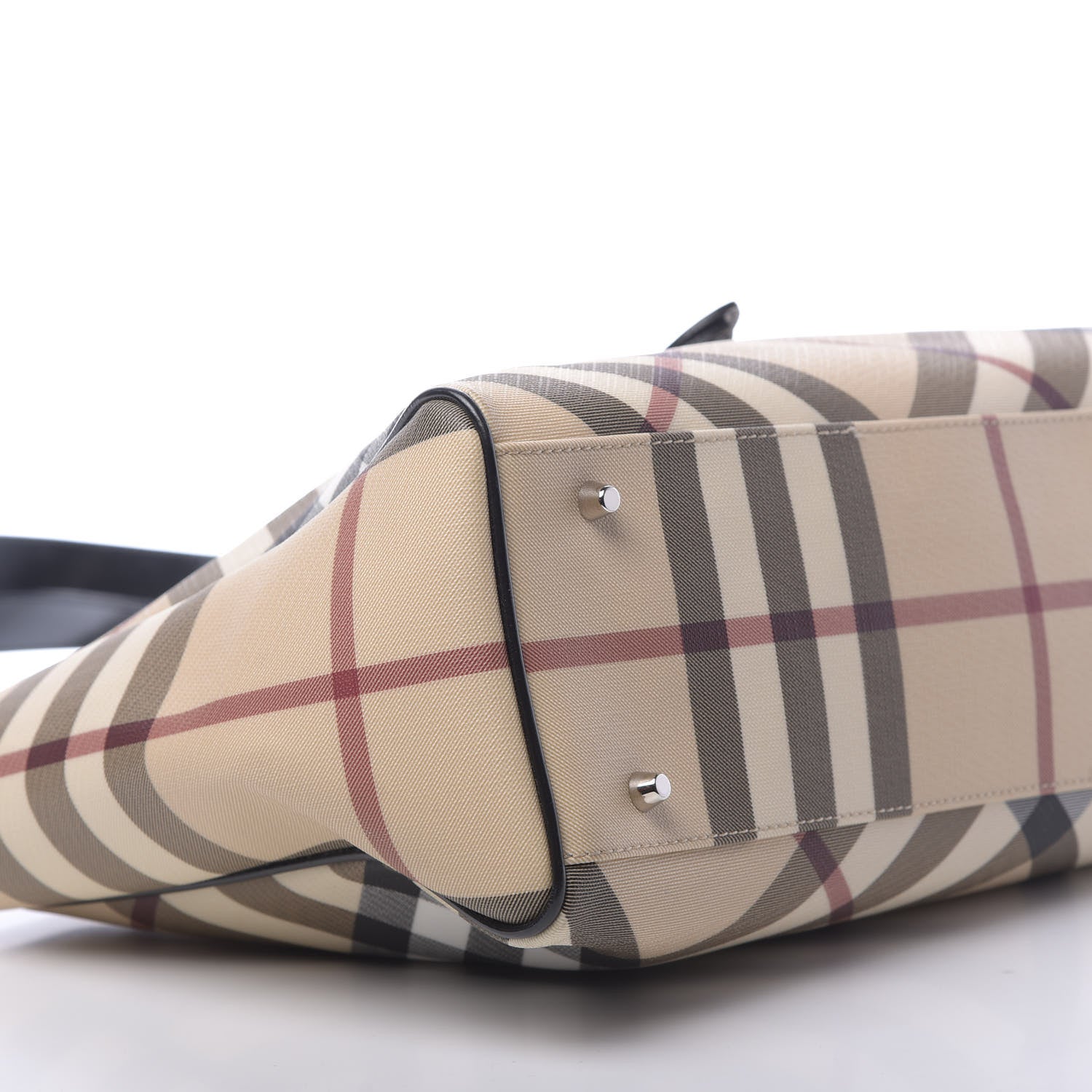 Burberry Nova Check Jeannie Diaper Bag Black 11 of 12