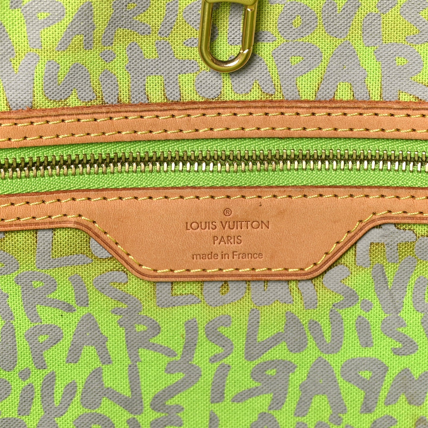Monogram Graffiti Neverfull GM Green