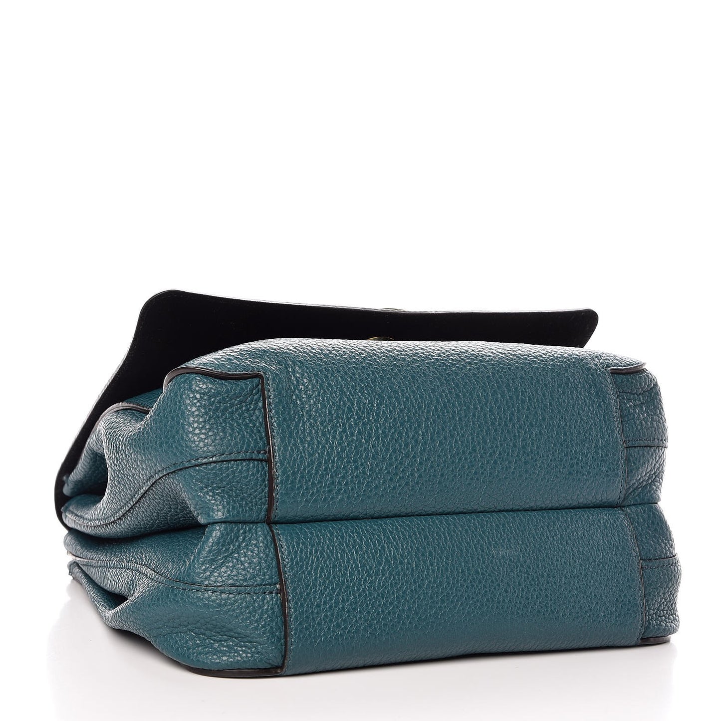Classic Grain Calfskin Marloes Satchel Imperial Blue