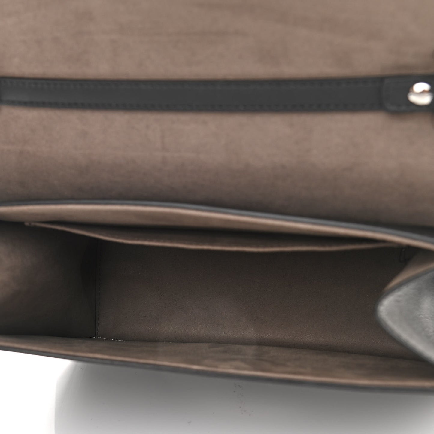 Vitello Century Opaco F is Fendi Kan I Shoulder Bag Black
