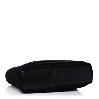 Chanel Terry Cotton CC Tote Black 4 of 14