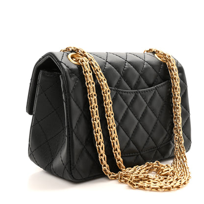 Chanel Calfskin Quilted 2.55 Reissue Mini Flap Black 3 of 11
