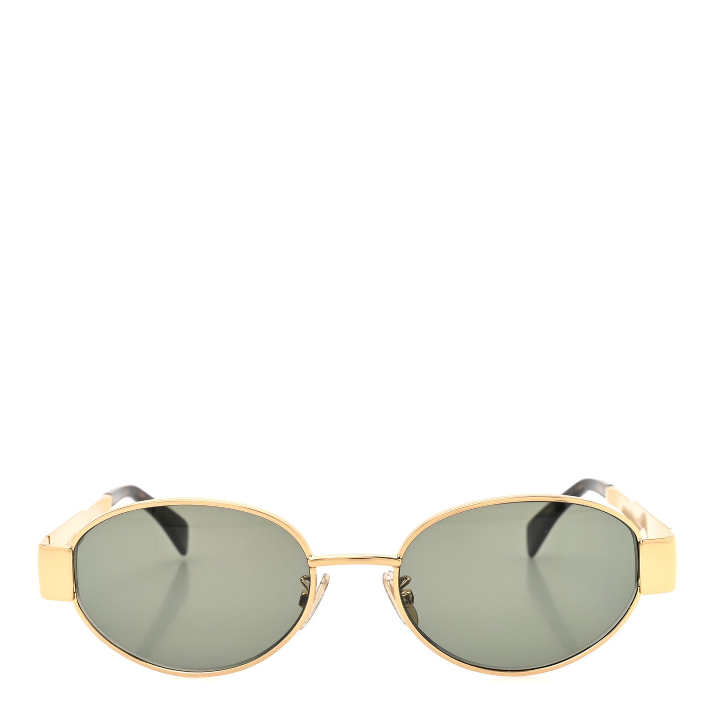 Metal Triomphe 01 Sunglasses CL40235U Gold Green