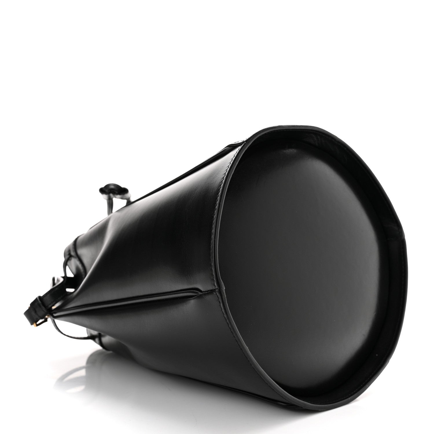 Saint Laurent Smooth Calfskin Medium Talitha Bucket Bag Black 4 of 9