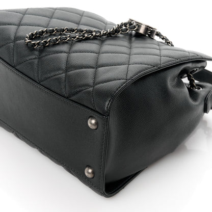 Chanel Caviar Quilted Small CC Bucket Bag Black 10 of 10