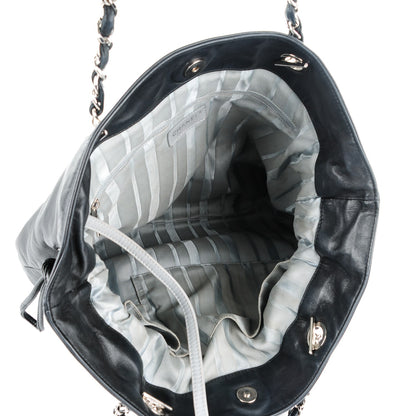 Chanel Lambskin CC Disc Tote Black 5 of 7