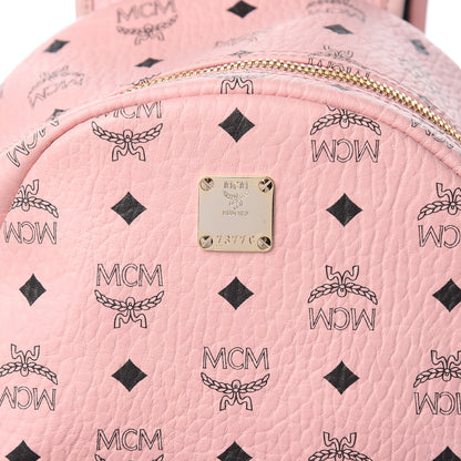 MCM Visetos Small Side Stud Stark Backpack Soft Pink 10 of 10