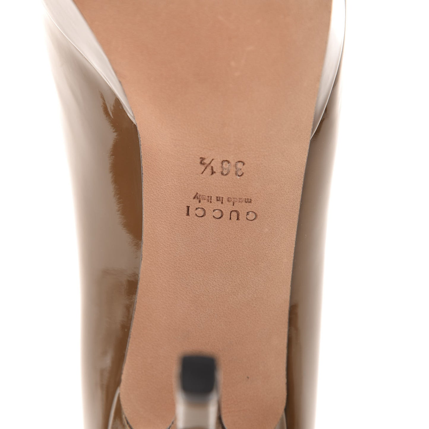 Patent Platform Pumps 36.5 Taupe