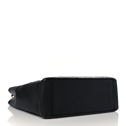 Chanel Caviar Quilted Petit Shopping Tote PST Black 4 of 10