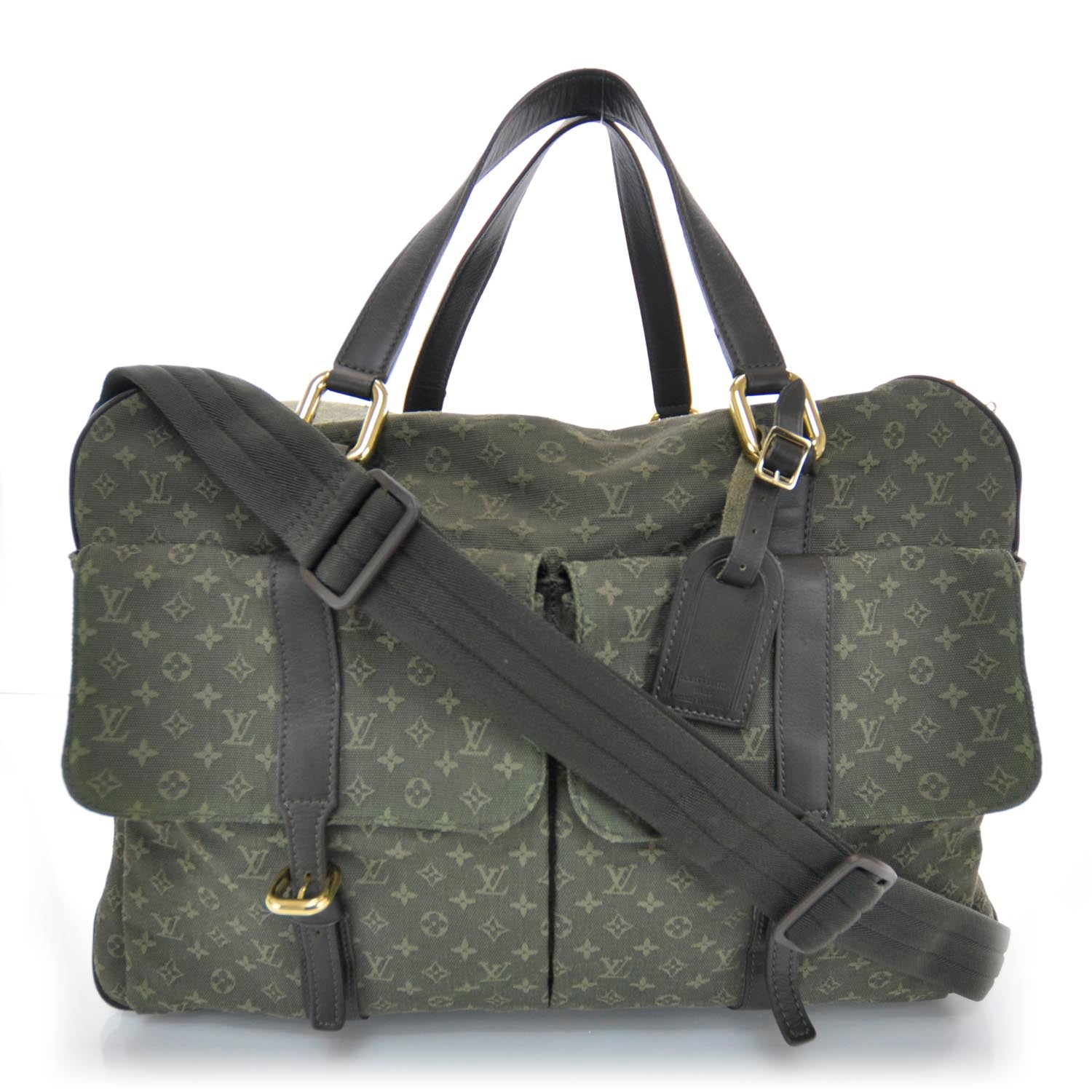 Louis Vuitton Mini Monogram Claudine Kaki 1 of 8
