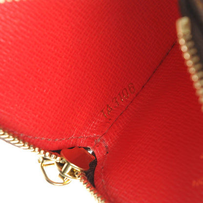 Louis Vuitton Monogram 2016 Christmas Animation Round Coin Purse Rouge 7 of 7