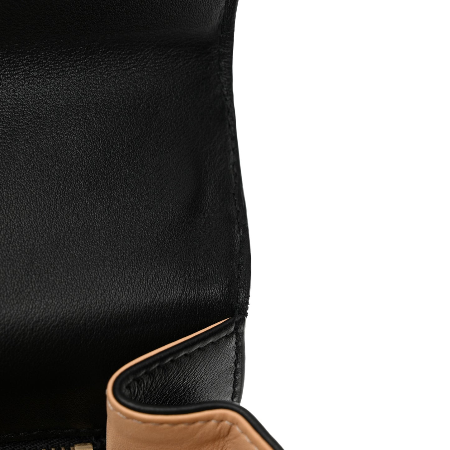 Calfskin MM Tempete Satchel Black