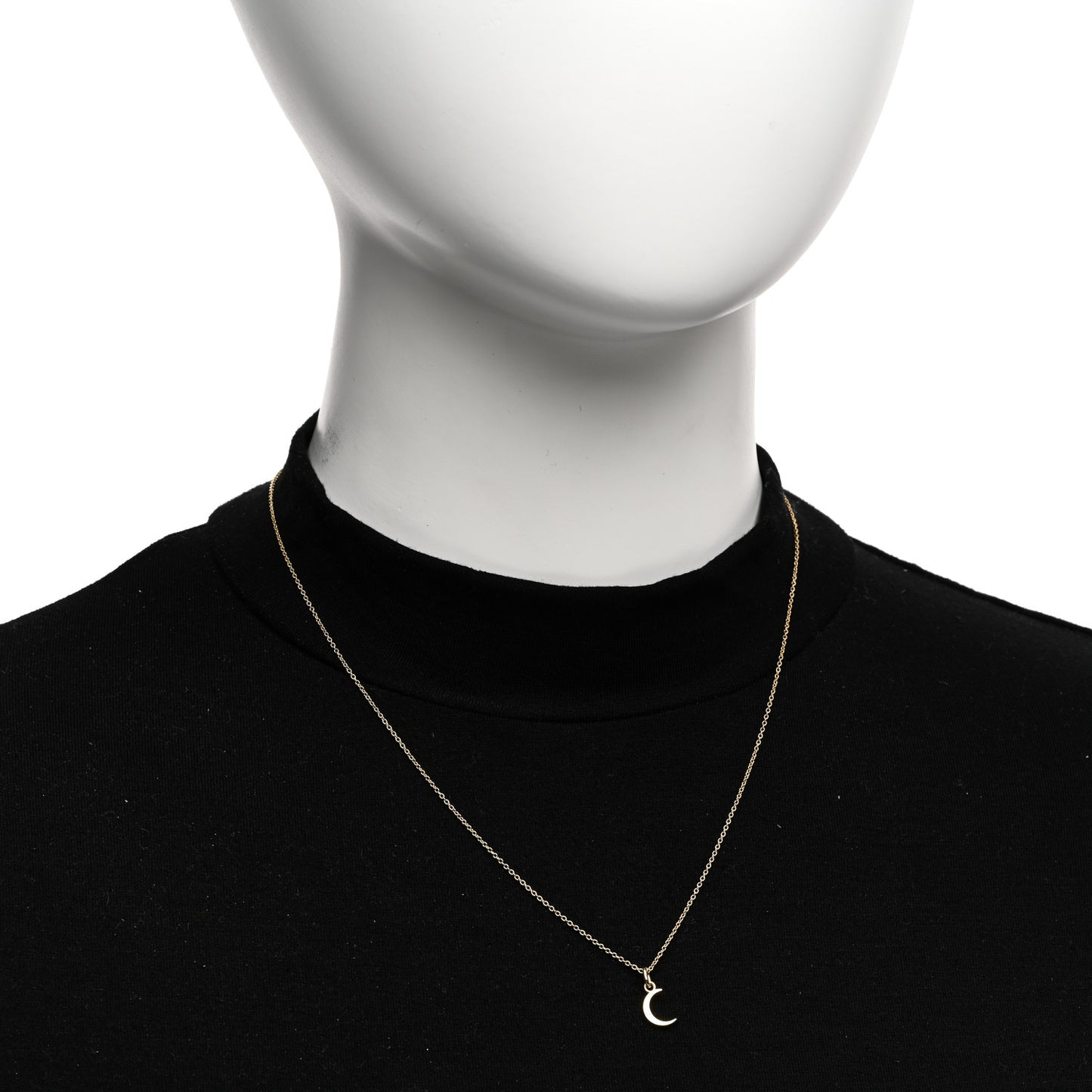 18K Yellow Gold Diamond Mini Carson Pendant Necklace