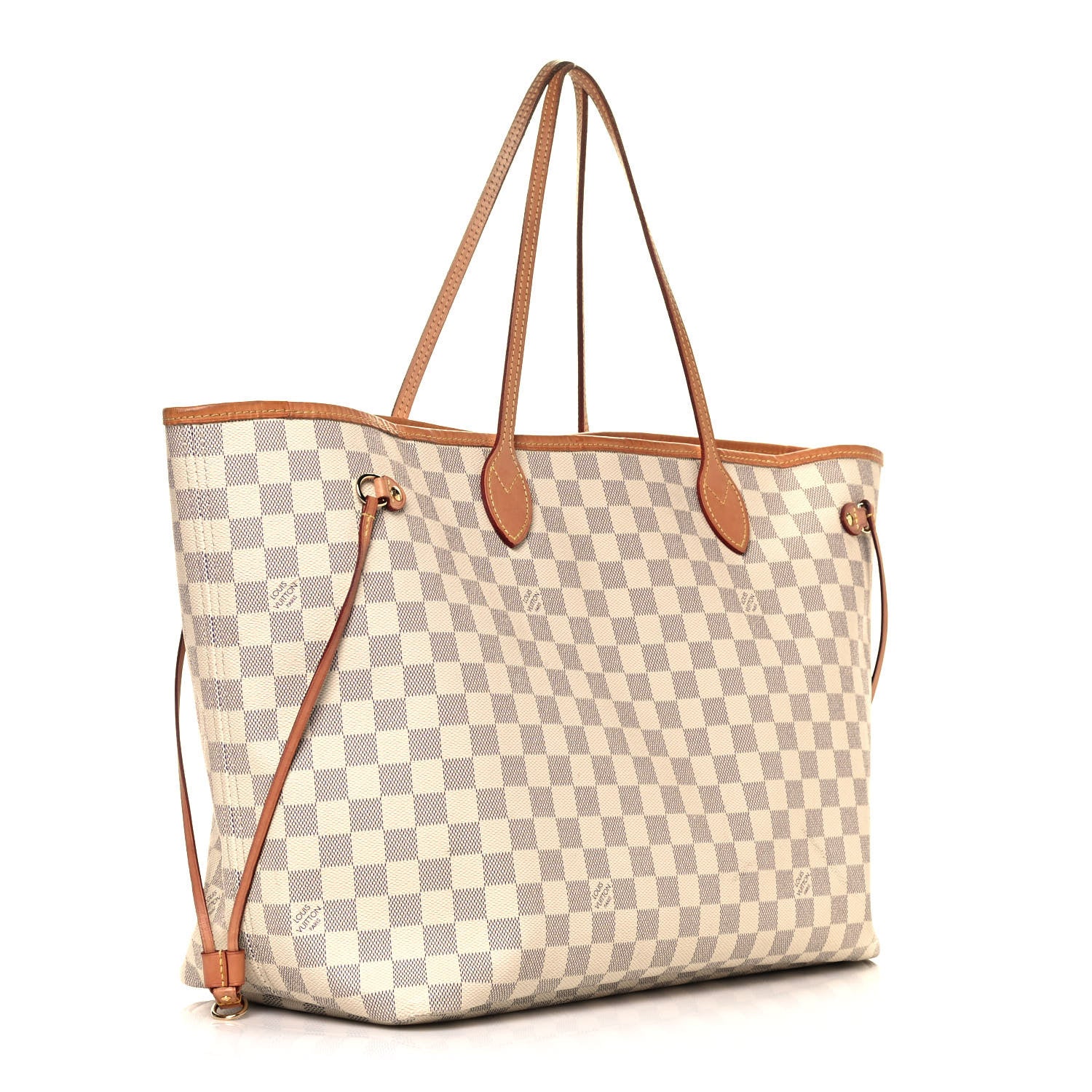 Louis Vuitton Damier Azur Neo Neverfull GM Rose Ballerine 4 of 18