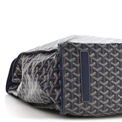 Goyard Goyardine Saint Leger Soft Briefcase Backpack Navy 9 of 10