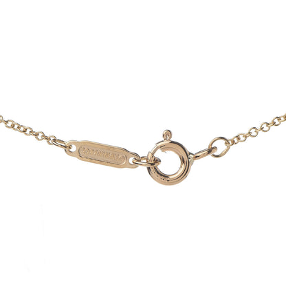 Tiffany 18K Yellow Gold Diamond .29ct Solitaire Pendant Necklace 6 of 7